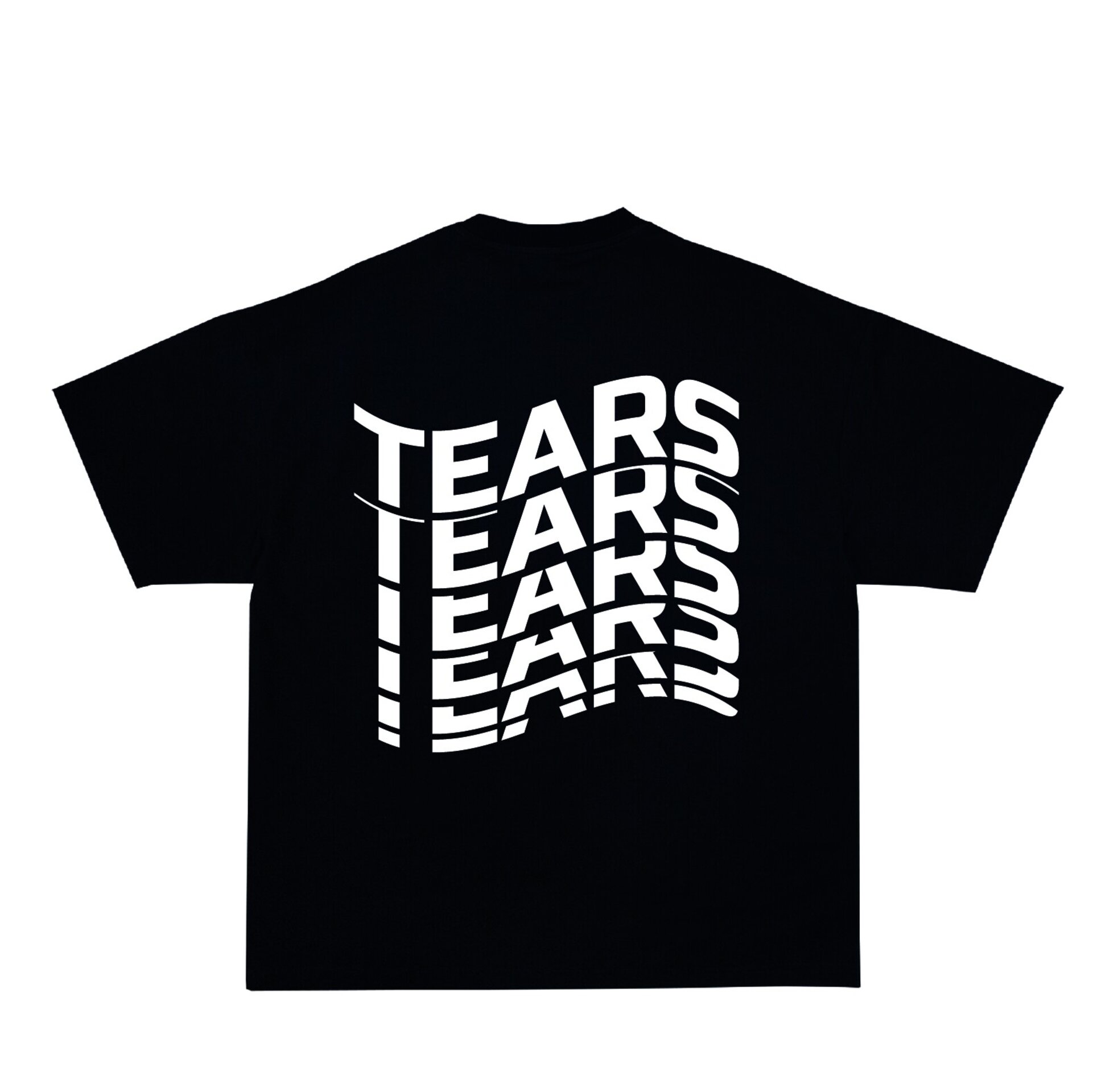 OBLIQUE BLACK OVERSIZE T-SHIRT - 4