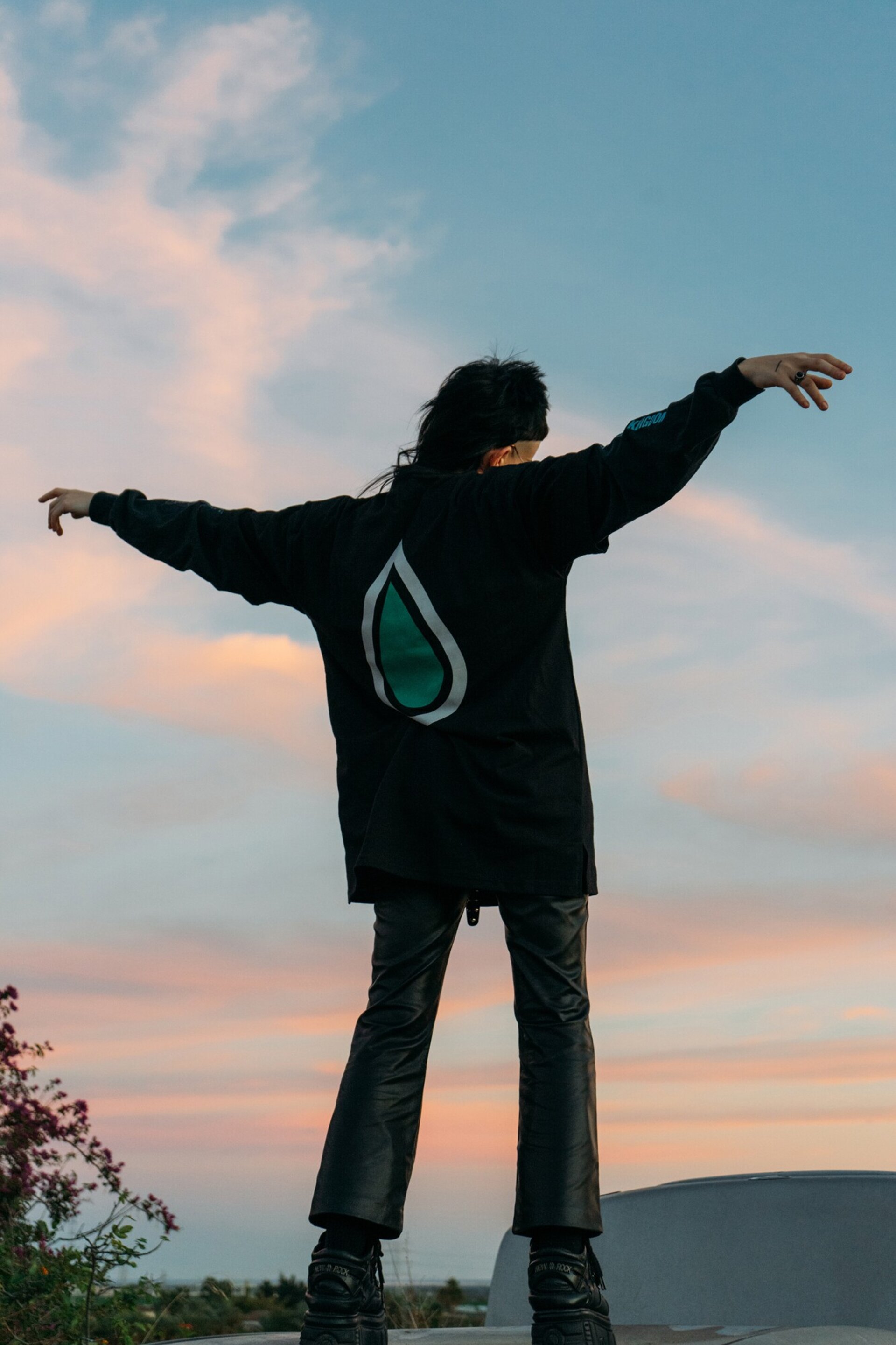 DROP BLACK OVERSIZE T-SHIRT - 3